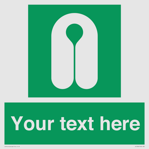 Custom sign safe condition Lifejacket